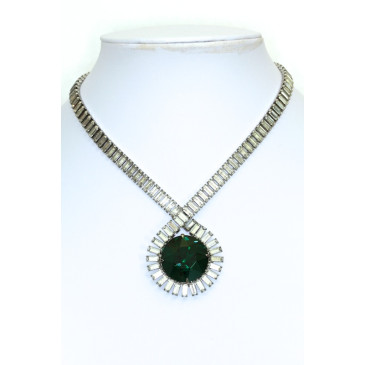 Janis Savitt Emerald Necklace