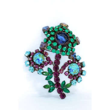 Sherri L. Jennings Huge Flower Brooch