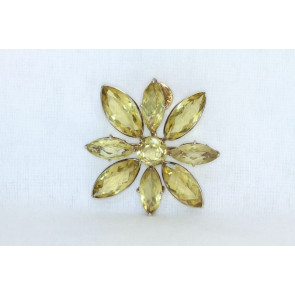 M&J Savitt Citrine Pin