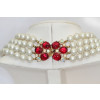 Schiaparelli Pearl Ruby Necklace