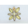 M&J Savitt Citrine Pin