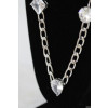 Jody Vialy 10 Carat CZ Chain Necklace 