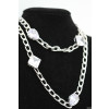 Jody Vialy 10 Carat CZ Chain Necklace