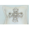 Vintage Rhinestone Maltese Cross Brooch