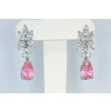 Pink CZ Earrings