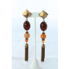Sherri L. Jennings Amber Drop Earrings