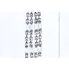 Kenneth Jay Lane Art Deco Crystal Earrings