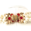 Schiaparelli Pearl Ruby Necklace