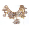 Czech Rhinestone Bib Necklace