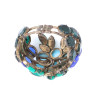 Sherri L. Jennings Sapphire and Emerald Cuff