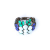 Sherri L. Jennings Sapphire and Emerald Cuff
