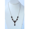 Garnet Sterling Silver Necklace