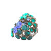 Sherri L. Jennings Sapphire and Emerald Cuff