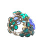 Sherri L. Jennings Sapphire and Emerald Cuff