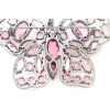 Butterfly CZ Sterling Pin