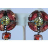 Sherri L. Jennings Crystal Chandelier Clip Earrings