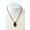 Vintage Juliana Topaz and Rootbeer Necklace