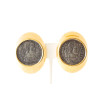 Ciner Coin Clip Earrings