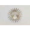 Huge Vintage Rhinestone Sunburst Brooch