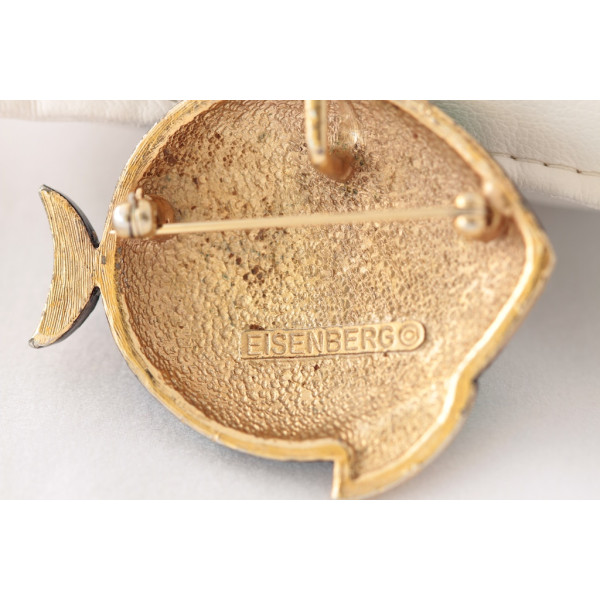 Eisenberg Vintage Enamel Fish Pin
